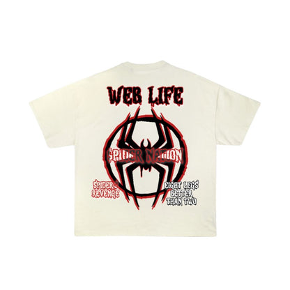 Off - White-  Web Life X Rich Revenge Tee