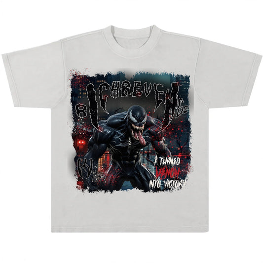 Web Life Venom White Tee